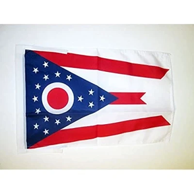 Abbildung von AZ FLAG Flagge Ohio 45x30 cm Mit Kordel Bundesstaat Fahne 30 x 45 Flaggen