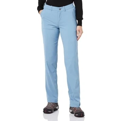 Abbildung von Schöffel Damen Pants Bogota L, atmungsaktive Outdoor Hose für Freizeit und Trekking, moderner Schnitt im Stil einer Chino Hose, blue shadow, 34