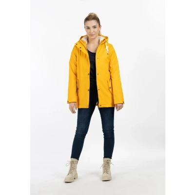 Abbildung von Regenjacke mit Teddyfutter EISGEBUNDEN XL / Sunny Yellow 100% Polyester