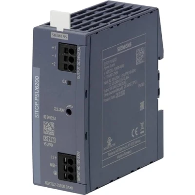 Abbildung von Siemens 6EP3332 7SB00 0AX0 Netzteil / Stromversorgung 24 V 2.5 A 60 W 1 x (6EP3332 0AX0)