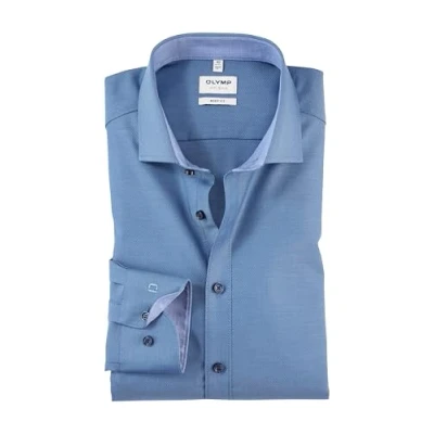 Abbildung von Olymp Level Five Langarm Hemd, Herren, Größe: 40, Blue
