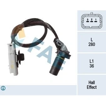 Abbildung von Drehzahlsensor, Schaltgetriebe FAE 79466