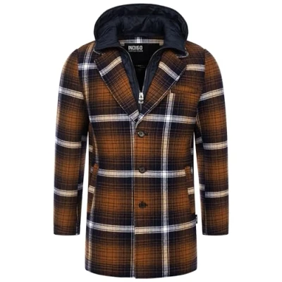 Abbildung von Indicode Jeans Inapostolos Kurzmantel, Herren, Größe: XL, Navy
