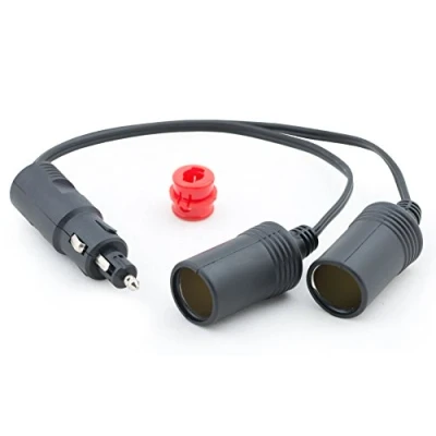 Abbildung von Zigarettenanzünder 2 Fach Verteiler 12V 24V Adapter 10A