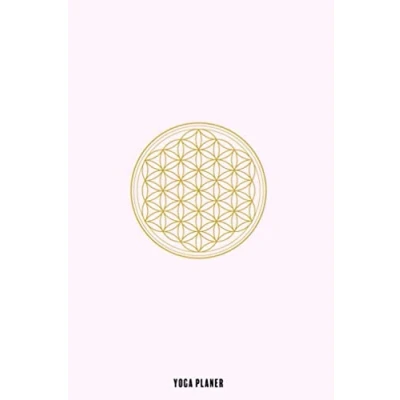 Abbildung von Yoga Planer Lebensblume: Kalender zum eintragen und ausfüllen Tagebuch Tracker Notizbuch ca. A5 Planner mit glänzendem Softcover