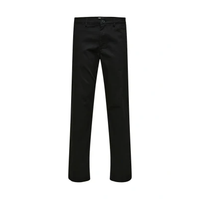 Abbildung von Selected Homme Straightnew Miles FLEX NOOS Stoffhose, Herren, Größe: 34x32, Schwarz