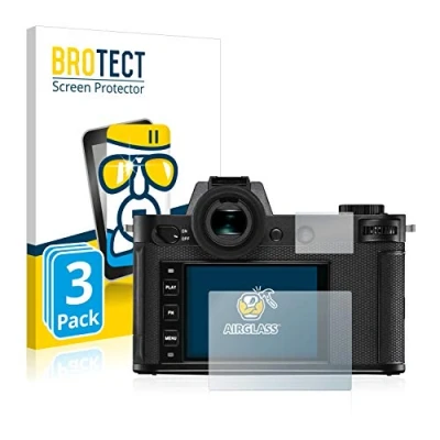 Abbildung von BROTECT Schutzglas für Leica SL2 (3 Stück) Schutzfolie Panzer Folie Glas [Extrem Kratzfest 9H, Anti Fingerprint, Ultra Transparent]