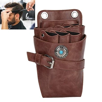 Abbildung von Friseur Werkzeugtasche, Scherenetui, Scherenetui mit Gürtel Brown Belt Hairdressing Etui