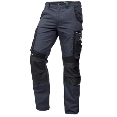 Abbildung von PUMA Workwear Precision X Arbeitshose für Herren Premium Bundhose mit vielen Taschen und verstärkten Kniepartien Handwerk, Produktion Baugewerbe, Farbe: Anthrazit/Schwarz, Gr.: 58