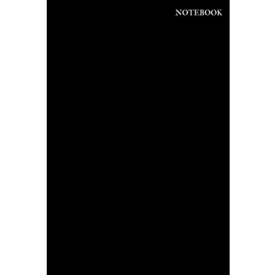 Abbildung von Notebook: Black Notebook, Journal, Notes, Diary (110 Pages, Lined, 6 x 9)(Classic Notebook)