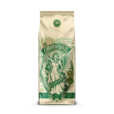 Abbildung von MariaSole Caffè Espresso Bio Kaffeebohnen 1kg Traditionelle Röstung In Sizilien über Holzfeuer Handarbeit Premium Bohnen für Vollautomat und Siebträger