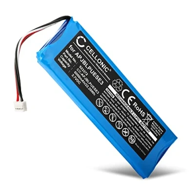 Abbildung von CELLONIC® Ersatzakku P5542100 P,2017DJ1714,APJBLPUESE3 für JBL Pulse 3 Lautsprecher Musikbox Akku 6000mAh Soundbox Batterie, Speaker Battery