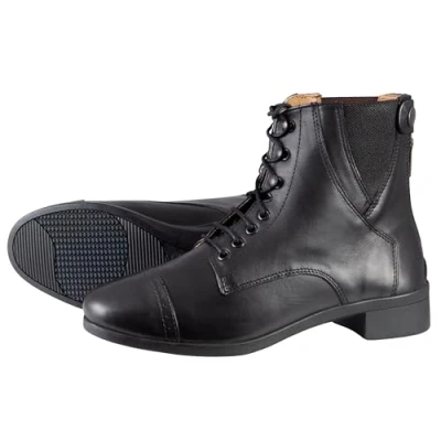 Abbildung von PFIFF 011493 Leder Schnürstiefelette, Damen Reitstiefelette Stiefelette, 38