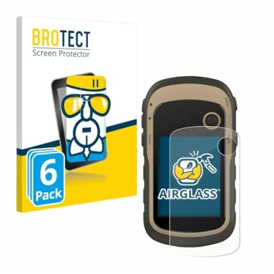 Abbildung von BROTECT Schutzglas für Garmin eTrex 32x (6 Stück) Schutzfolie Panzer Folie Glas [Extrem Kratzfest 9H, Anti Fingerprint, Ultra Transparent]