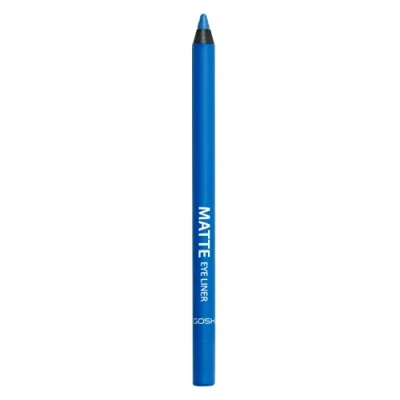 Abbildung von GOSH Matte Eyeliner in intensivem Schwarz I cremig weiche Textur für einfaches Auftragen hohe Deckkraft, ideal Smokey Eyes perfekt zu Maskara vegan &amp; parfümfrei 007 Carribiean