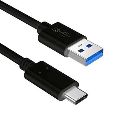Abbildung von Slabo Ladekabel USB Typ C für Motorola Moto G7 Play Plus Power Z4 One Action Hyper Macro Vision etc. Datenkabel Verbindungskabel Sync Kabel SCHWARZ
