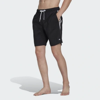 Abbildung von adidas Sportswear 3STRIPES Classics Badeshorts, Herren, Größe: XS, Black/white