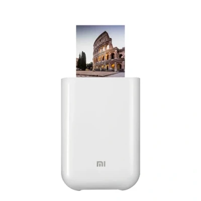 Abbildung von Xiaomi Mi Portable Photo Printer, tragbarer Laserdrucker, glänzendes Fotopapier, Thermodruck, Bluetooth/USB/WLAN, Weiß, italienische Version