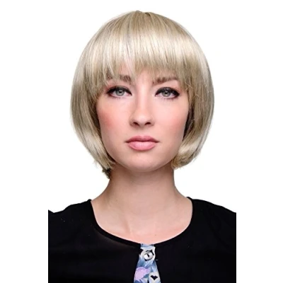 Abbildung von WIG ME UP 703 22 Sexy Bob, Perücke, gerader Pony, Blond, Hell Aschblond