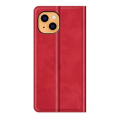 Abbildung von Casecentive Magnetic Leather Wallet iPhone 14 rot 8720153795203