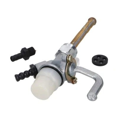 Abbildung von Benzinhahn mit Wassersack, langer gebogener Hebel für Simson KR51/1, KR51/2 Schwalbe