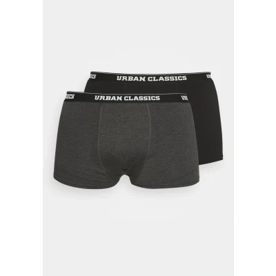 Abbildung von Urban Classics 2 PACK Panties, Herren, Größe: 3XL, Black/charcoal