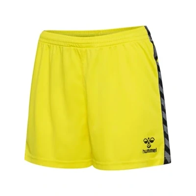 Abbildung von Hummel Authentic kurze Sporthose, Damen, Größe: 44, Blazing yellow