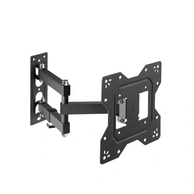 Abbildung von conecto TV Wandhalterung mit Gelenkarm, flexibel neig und schwenkbare Universalhalterung, max. VESA 200x200 mm, für 23 43 Zoll Flach Curved Monitore bis 30 kg, schwarz