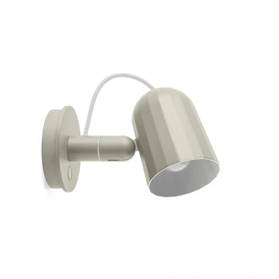 Abbildung von HAY Noc Wall Button LED Wandleuchte, weiß