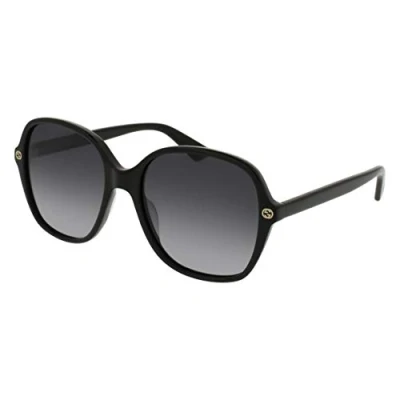 Abbildung von Gucci Sonnenbrille, Damen, Größe: 55, Black/grey