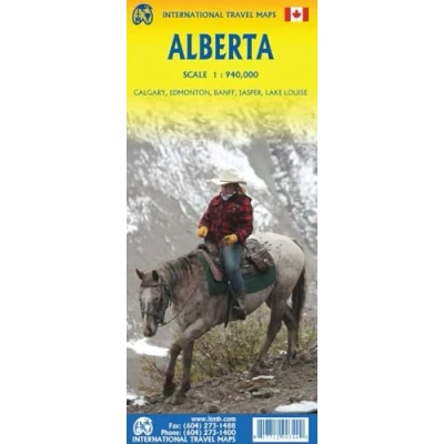 Abbildung von Alberta &amp; British Columbia: Pläne Calgary, Edmonton, Jasper 1:944000
