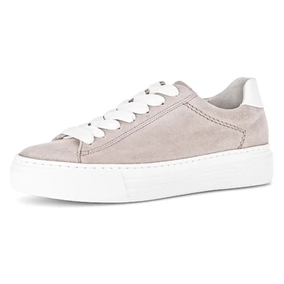 Abbildung von Gabor Plateausneaker &quot;FLORENZ&quot;, Freizeitschuh, Halbschuh, Schnürschuh mit Ziernähten, G Weite