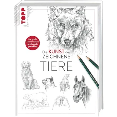 Abbildung von Die Kunst des Zeichnens Tiere: große Zeichenschule: praxisnah &amp; gut erklärt