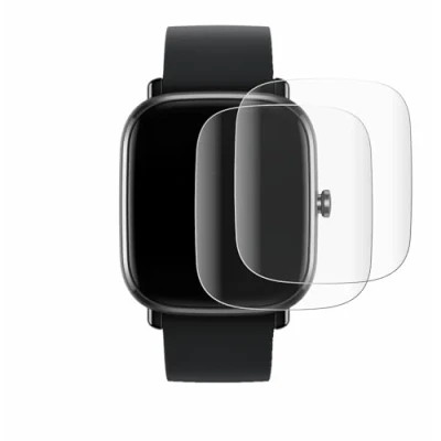 Abbildung von BROTECT 2 Stück Full Cover Schutzfolie für Huami Amazfit GTS mini Screen Displayschutz Folie [3D Curved, Anti Fingerprint, Kristall Klar]