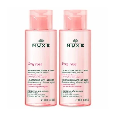 Abbildung von Nuxe Wasser Very Rose Eau Micellaire Apaisante 3in1 2 x 400 800 ml