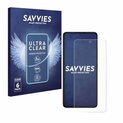 Abbildung von Savvies 6 Stück Schutzfolie für HMD Pulse Plus Displayschutz Folie Ultra Transparent