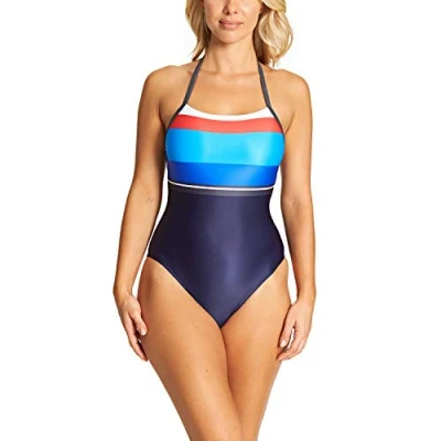 Abbildung von Zoggs Pop Block T Back Damen Einteiler Badeanzug