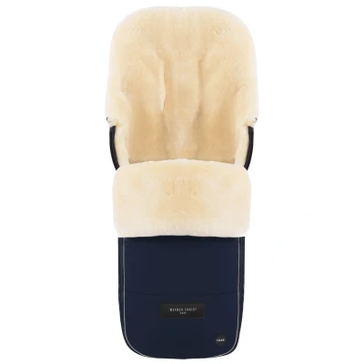 Abbildung von Werner Christ Baby Flims LUXE Fußsack für Kinder, Größe: One Size, Navy