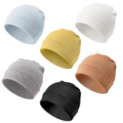 Abbildung von DRESHOW Neugeborenes Baby Mütze Hut Beanie Bekleidung Unisex Infant Kindergarten Jungen Mädchen 0 3 Monate