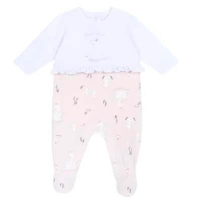 Abbildung von Chicco LEG AND BACK Opening Strampler für Kinder, Größe: 62, Pink