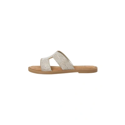 Abbildung von Tamaris Pantolette flach, Damen, Größe: 39, Silver glam Schuhe