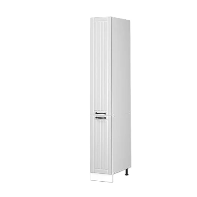 Abbildung von Vicco Badschrank Fame Line, Weiß Landhaus/Weiß, 30 x 206.8 cm