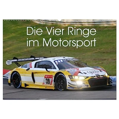 Abbildung von Die Vier Ringe im Motorsport (Wandkalender 2025 DIN A2 quer), CALVENDO Monatskalender