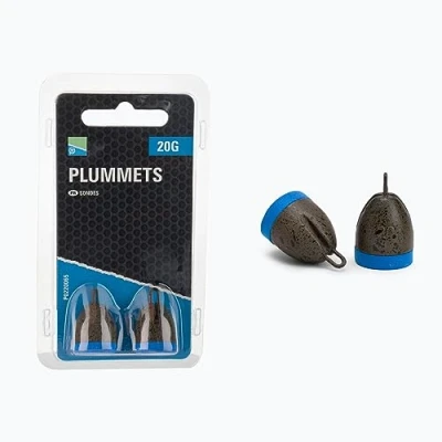 Abbildung von Preston Plummets 20g (2 Stück) Senkblei Lotblei