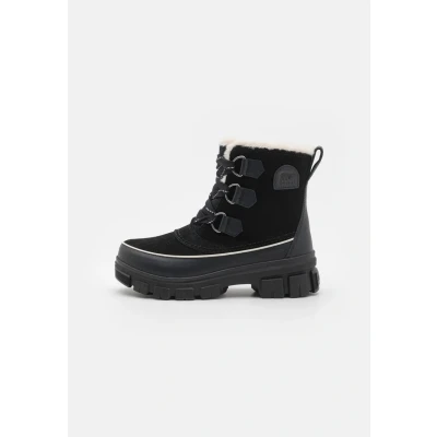 Abbildung von Sorel Torino WP Snowboot/Winterstiefel, Damen, Größe: 41, Black Veloursleder