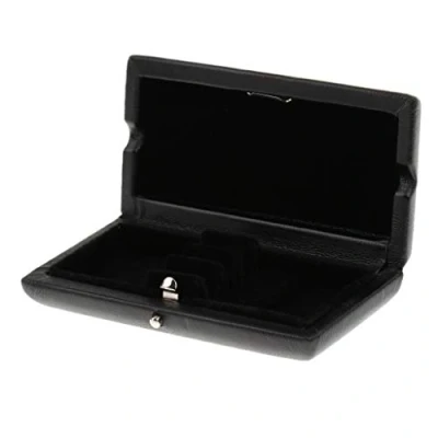 Abbildung von H HILABEE Oboe Reed Case, PU Leder Koffer Container Aufbewahrungsbox für 3pcs Schilf