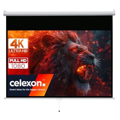 Abbildung von Celexon basic line Rolloleinwand (240 x 135cm, 16:9, Gain 1,5)