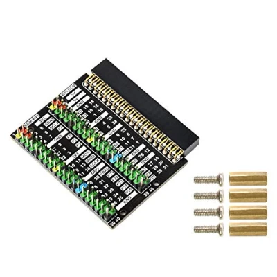 Abbildung von IBest for Raspberry Pi 400 GPIO Header Adapter 2X 40 PIN Color Coded Expansion Board,Easy