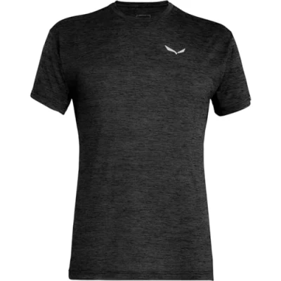 Abbildung von Salewa PUEZ melange DRY Tshirt print, Herren, Größe: 46, Black out
