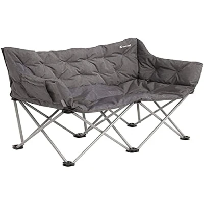 Abbildung von Outwell Campingstuhl Campingsofa 2 Sitzer Sardis Lake Grau